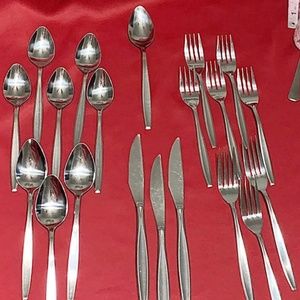 Imperial Stainless Steel Silverware Set.  Beautiful Set for the Dinner Table
